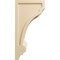 Ekena Millwork 4 3/4"W x 6"D x 12"H Diane Recessed Wood Corbel, Maple CORW05X06X12DIMA - alternate 4